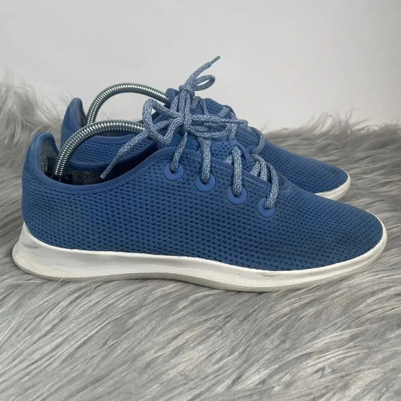 Allbirds Tree Runners Mens Size 10 Shoes Blue Pacific Athletic Sneakers - Picture 1 of 8